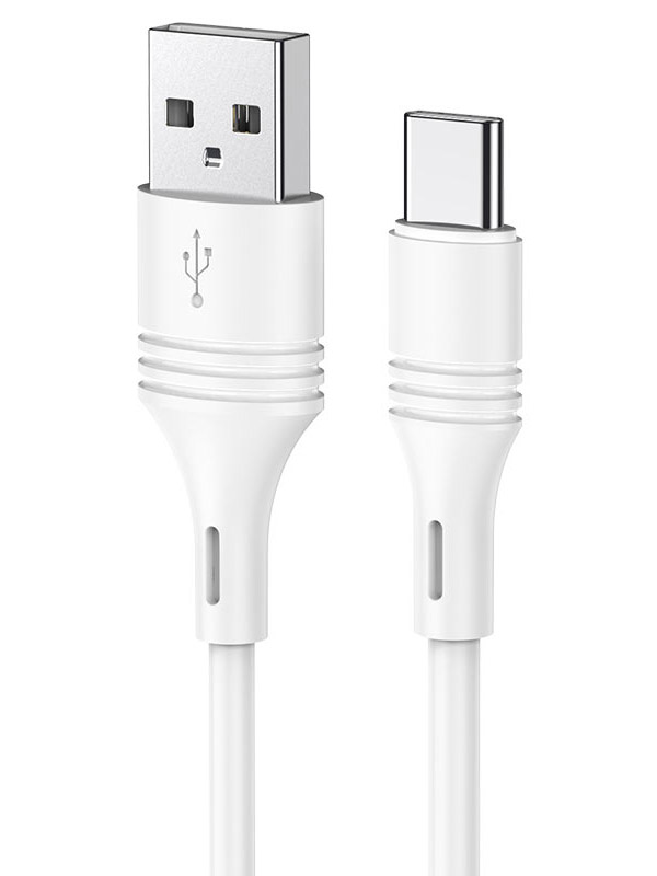 Аксессуар Borofone BX43 CoolJoy USB - Type-C 3A 1m White 6931474735607