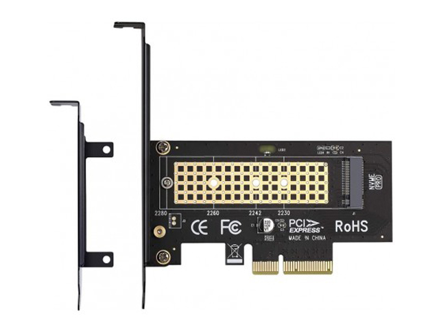Аксессуар Адаптер KS-is M.2 NVME - PCIe 3.0 x4 KS-526 аксессуар адаптер espada riser card m2 to pci e x4 em2 pcie