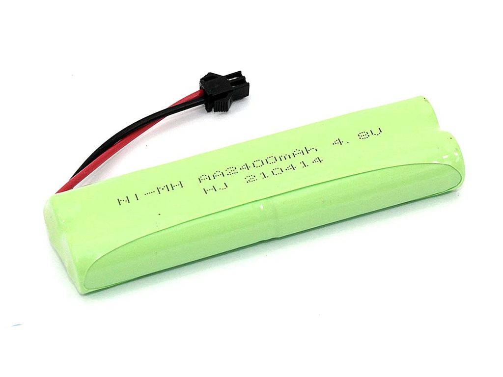 фото Аккумулятор vbparts ni-mh 4.8v 2400mah aa twinstick разъем sm 082377