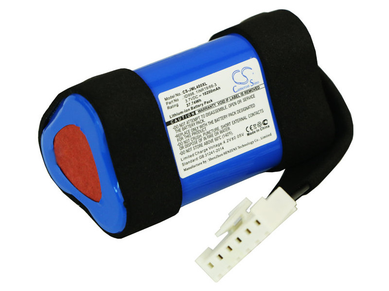 фото Аккумулятор cameronsino для jbl charge 4 3.7v 10200mah 37.74wh 084733