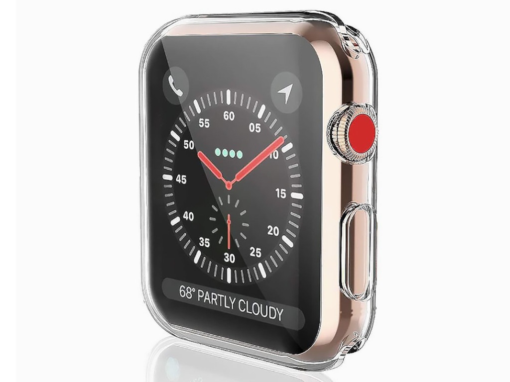 фото Аксессуар чехол activ для apple watch 38mm tpu transparent 130967