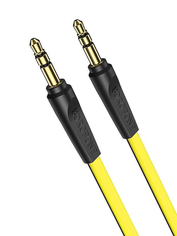 

Аксессуар Borofone BL6 AUX Jack 3.5mm/M - Jack 3.5mm/M 2.0m Yellow, BL6