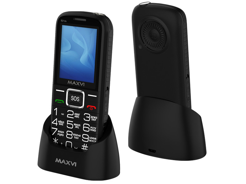 Сотовый телефон Maxvi B21ds Black