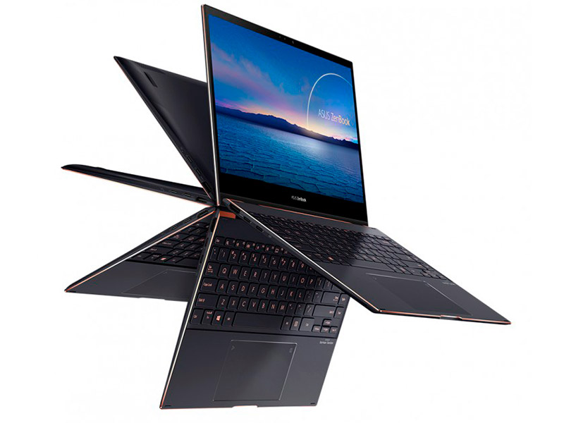 фото Ноутбук asus zenbook flip s ux371ea-hl769w 90nb0rz2-m004d0 (intel core i7-1165g7 2.8ghz/16384mb/1tb ssd/intel iris xe graphics/wi-fi/cam/13.3/3840x2160/touchscreen/windows 11 64-bit)