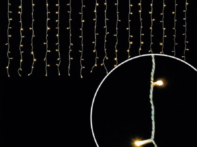 

Гирлянда Волшебная страна Бахрома 360 LED 1.5x2m Warm White, Бахрома