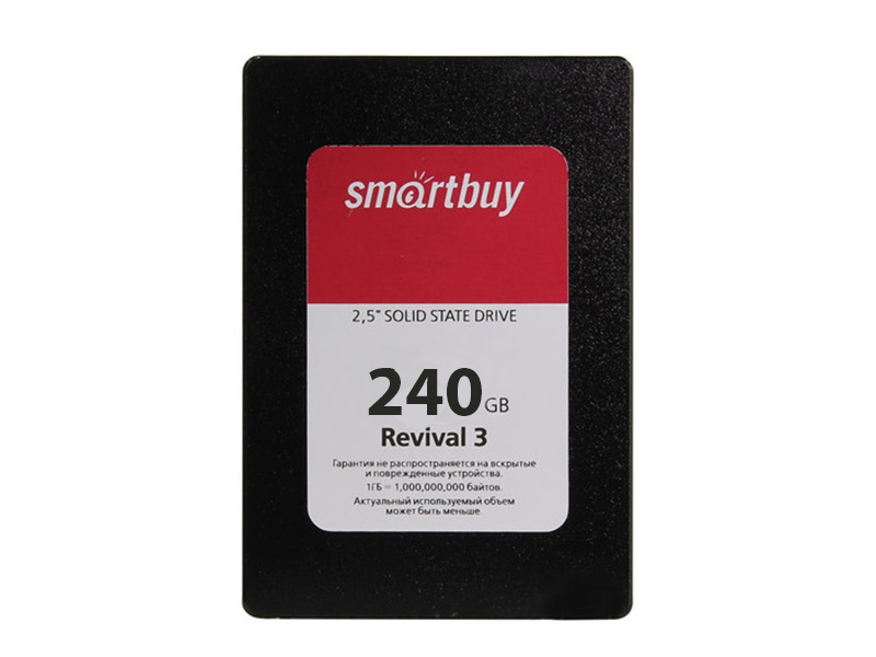 фото Твердотельный накопитель smartbuy revival 3 240gb sb240gb-rvvl3-25sat3 выгодный набор + серт. 200р!!!