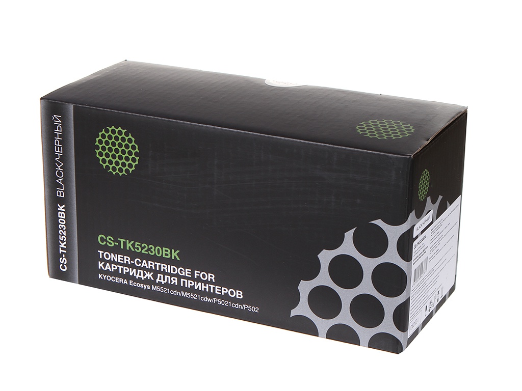 Картридж Cactus CS-TK5230BK Black для Kyocera Ecosys M5521cdn/M5521cdw/P5021cdn/P5021cdw лазерный картридж для kyocera ecosys m5521cdn m5521cdw cactus