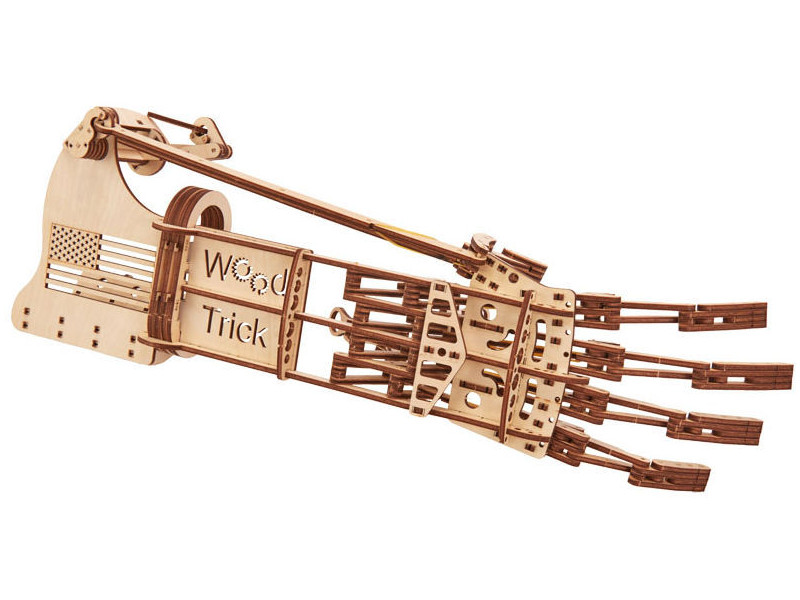 Сборная модель Wood Trick Экзоскелет руки 1234-8