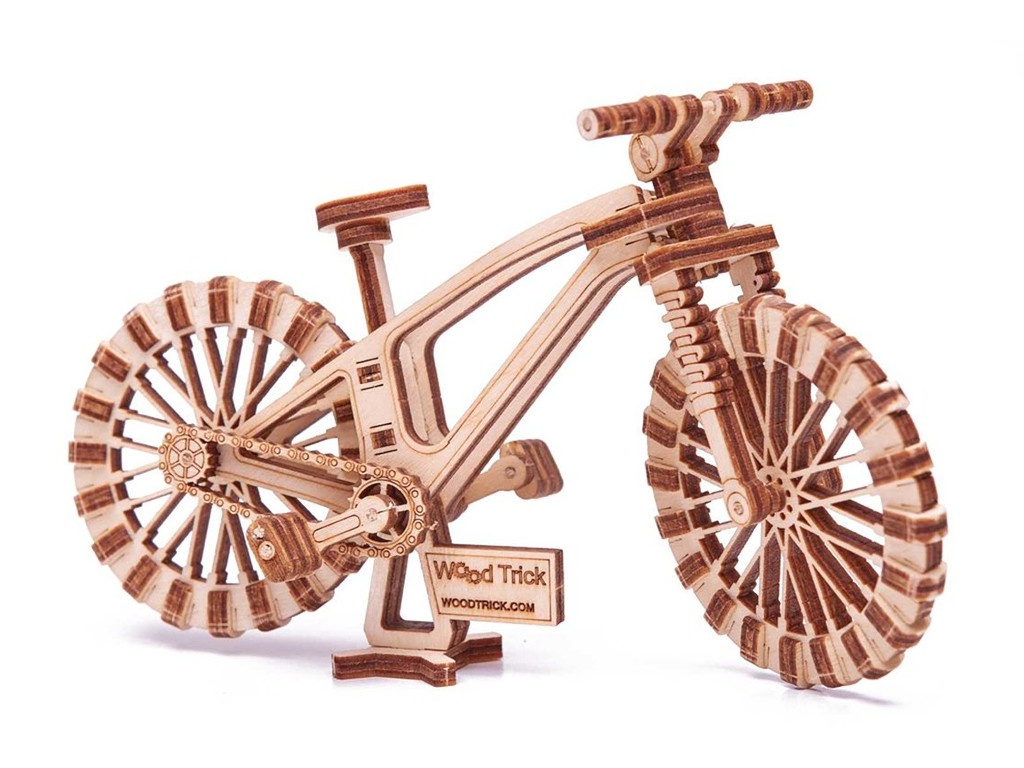 фото Сборная модель wood trick мини велосипед 1234-w15