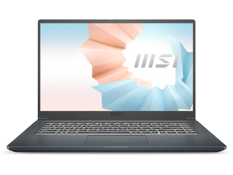 фото Ноутбук msi modern 15 a11sbu-836ru 9s7-155266-836 (intel core i7-1195g7 2.9 ghz/8192mb/512gb ssd/nvidia geforce mx450 2048mb/wi-fi/bluetooth/cam/15.6/1920x1080/windows 10 home 64-bit)