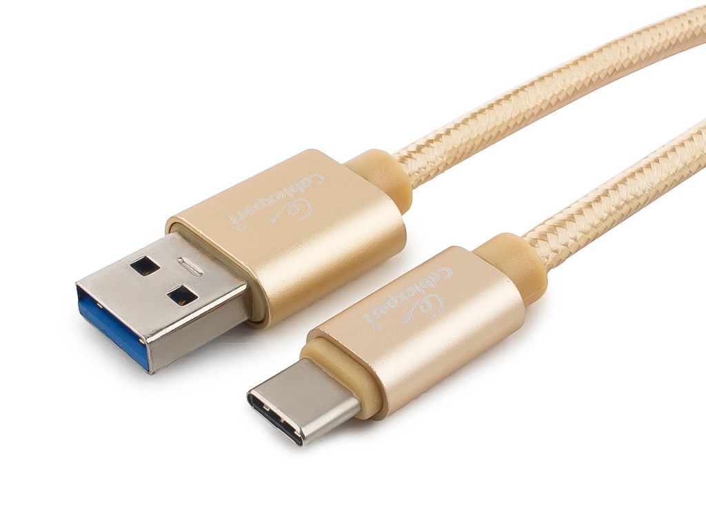  Gembird Cablexpert Platinum USB 3.0 AM/Type-C 1.8m Gold CC-P-USBC03Gd-1.8M