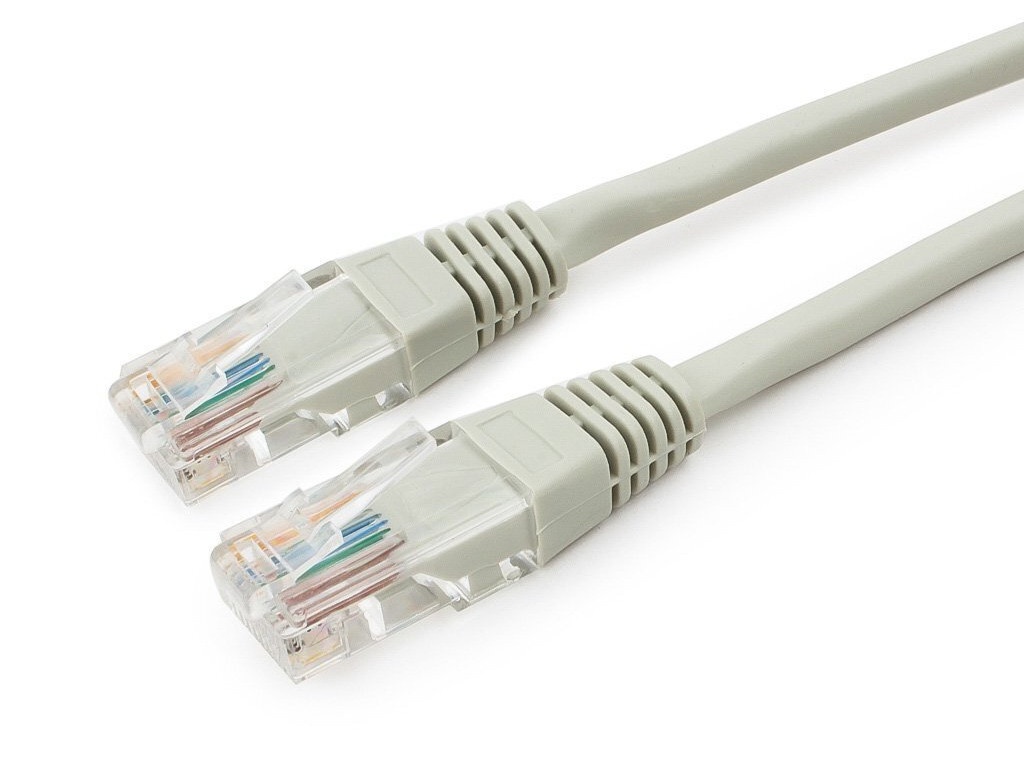 Сетевой кабель Gembird Cablexpert UTP cat.5e 15m Grey PP10-15M сетевой кабель gembird cablexpert utp 1 5m gray pp10 1 5m