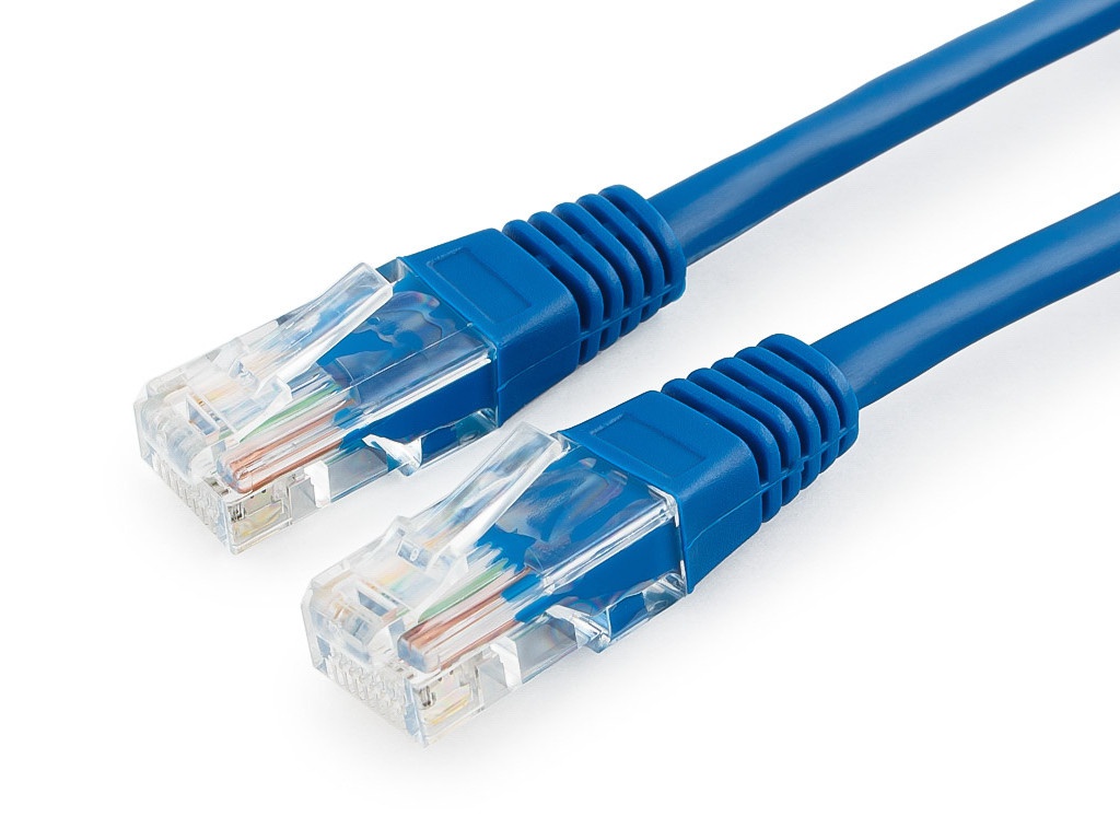 фото Сетевой кабель gembird cablexpert utp cat.5e 15m blue pp10-15m/b