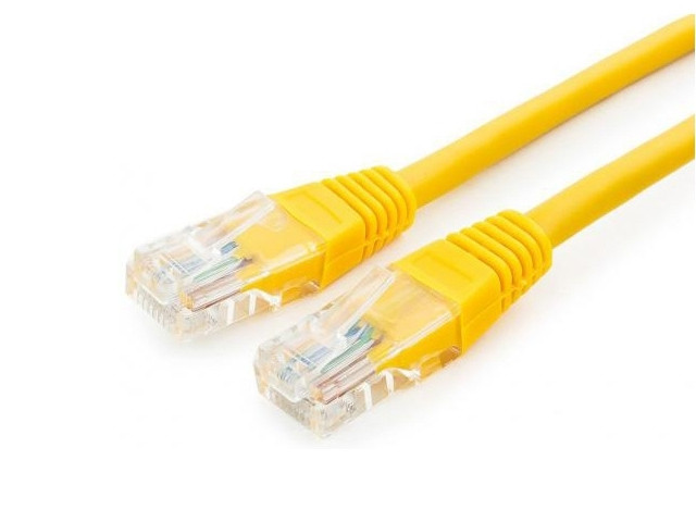 Сетевой кабель Gembird Cablexpert UTP cat.5e 15m Yellow PP10-15M/Y