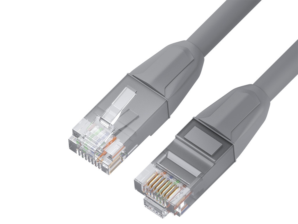 

Сетевой кабель GCR LSZH UTP 24AWG cat.6 RJ45 T568B 7.5m Grey GCR-52753, GCR-52753