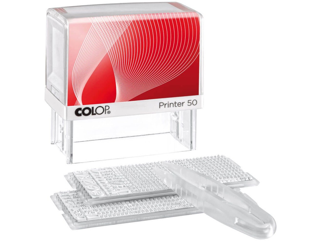 

Штамп самонаборный Colop Printer 50 Set-F с персонализацией 30х69mm, Printer 50 Set-F с персонализацией