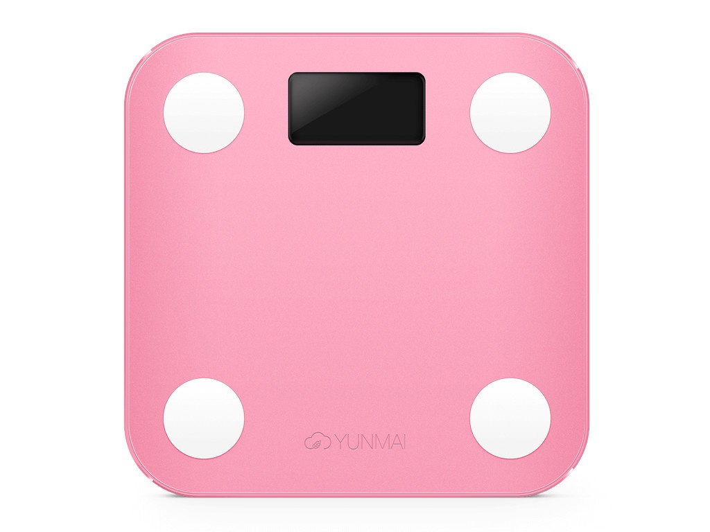 фото Весы напольные xiaomi yunmai mini m1501 smart body fat scale pink