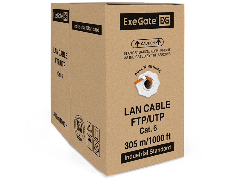 

Сетевой кабель ExeGate FTP cat.6 23AWG, 289279