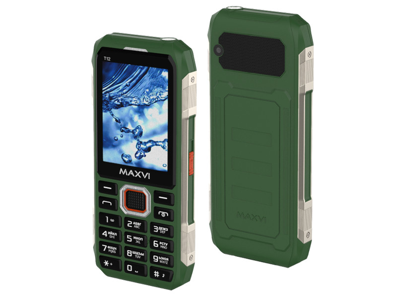 Сотовый телефон Maxvi T12 Green