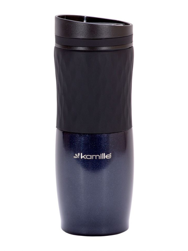 

Термокружка Kamille 500ml Grey-Blue 2047, 2047