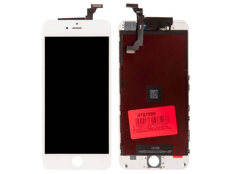 Дисплей ZeepDeep для APPLE iPhone 6 Plus Premium в сборе с тачскрином White 787999