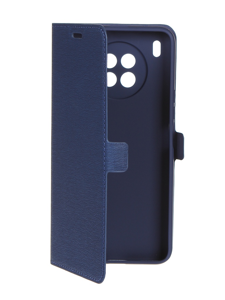 цена Чехол DF для Huawei Nova 8i / Honor 50 Lite Blue hwFlip-95