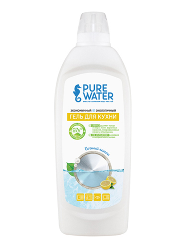 

Гель для кухни Pure Water Сочный лимон 500ml 983214, 983214