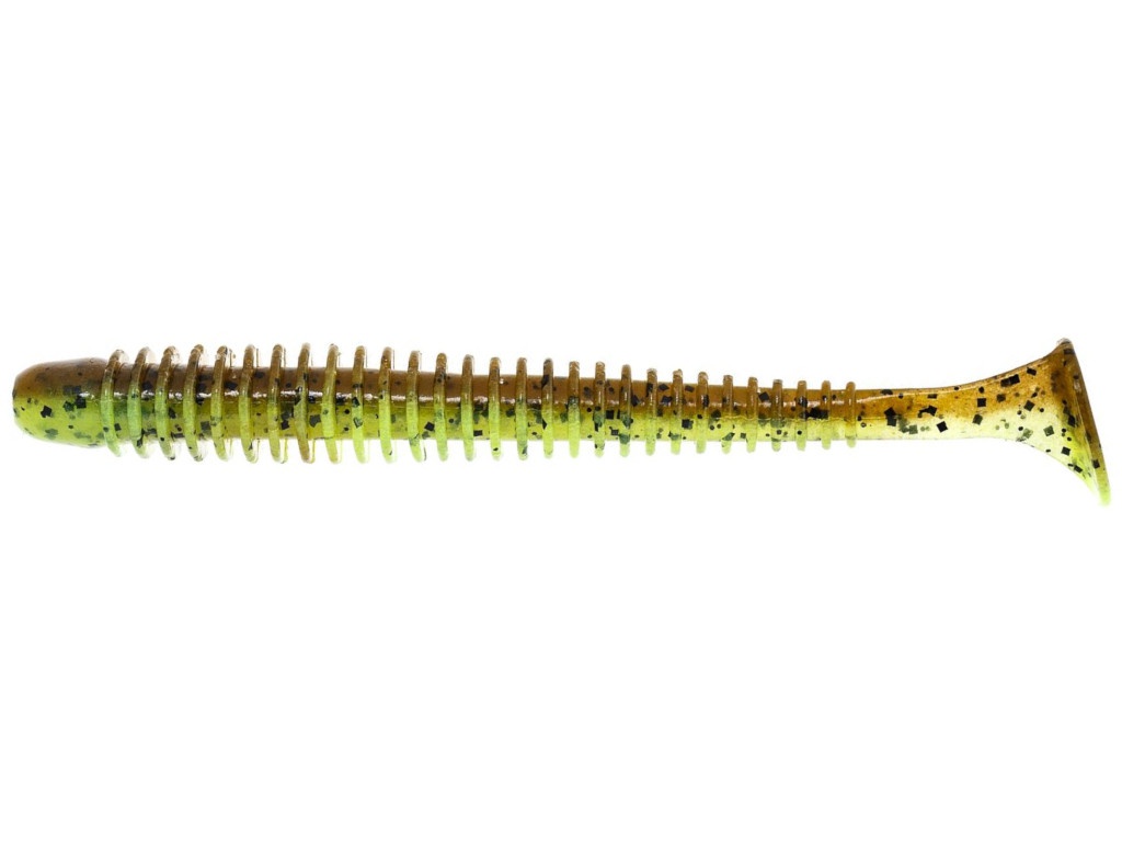 

Приманка Keitech Swing Impact 4.5 Green Pumpkin/Chartreuse, Swing Impact 4.5