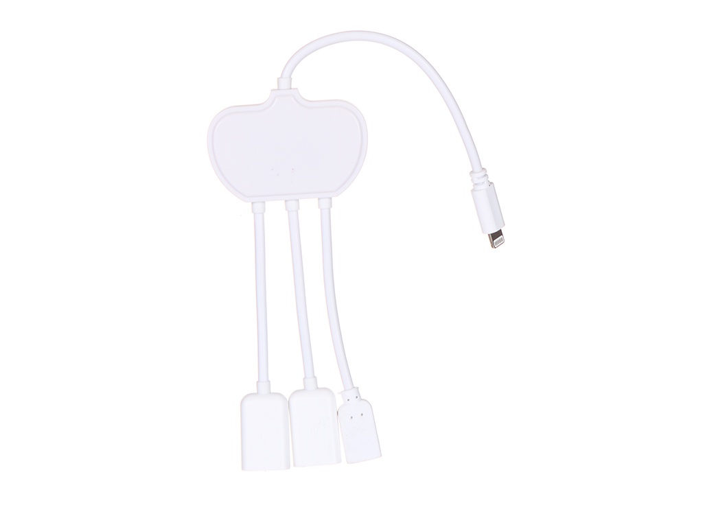 фото Аксессуар palmexx otg lightning - usb 2.0 hub-2otg-light