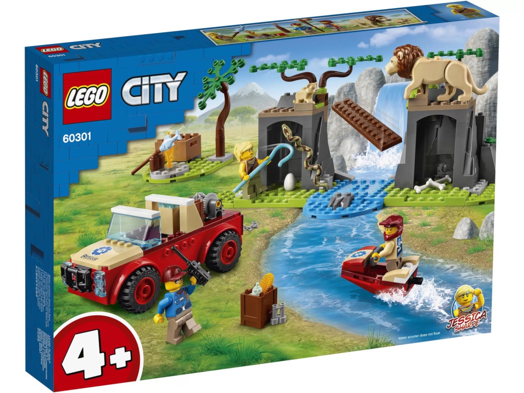 

Конструктор Lego City Спасательный внедорожник для зверей 157 дет. 60301, 60301