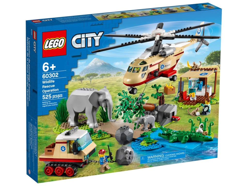 Конструктор Lego City Операция по спасению зверей 525 дет. 60302