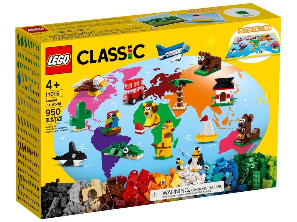Конструктор Lego Classic Вокруг света 950 дет. 11015