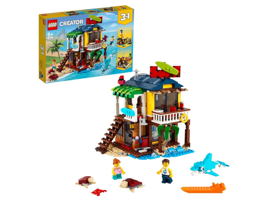 

Конструктор Lego Creator Пляжный домик серферов 564 дет. 31118, 31118