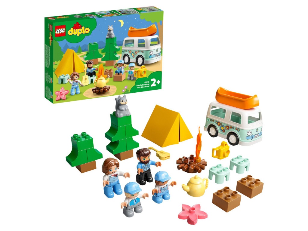 

Конструктор Lego Duplo Семейное приключение на микроавтобусе 30 дет. 10946, 10946