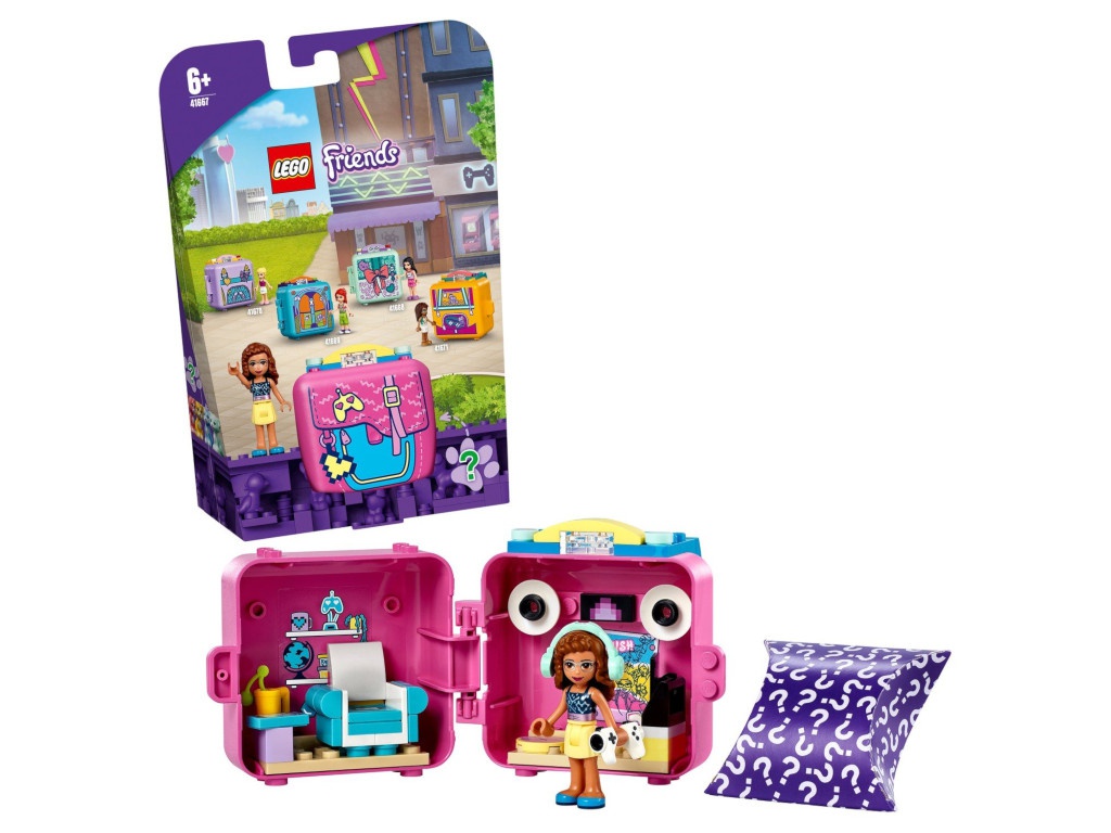 

Конструктор Lego Friends Кьюб Оливии для игр 64 дет. 41667, 41667