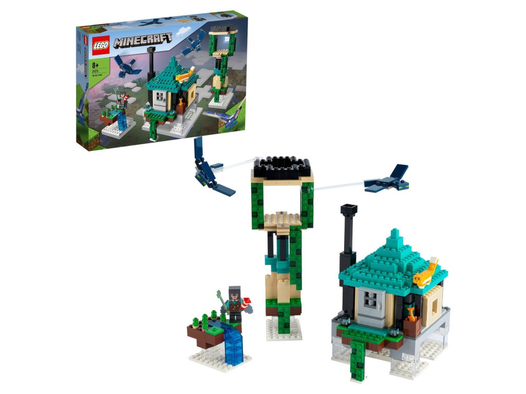 Конструктор Lego Minecraft Небесная башня 565 дет. 21173 конструктор lego city трюковая арена двойная петля 60339