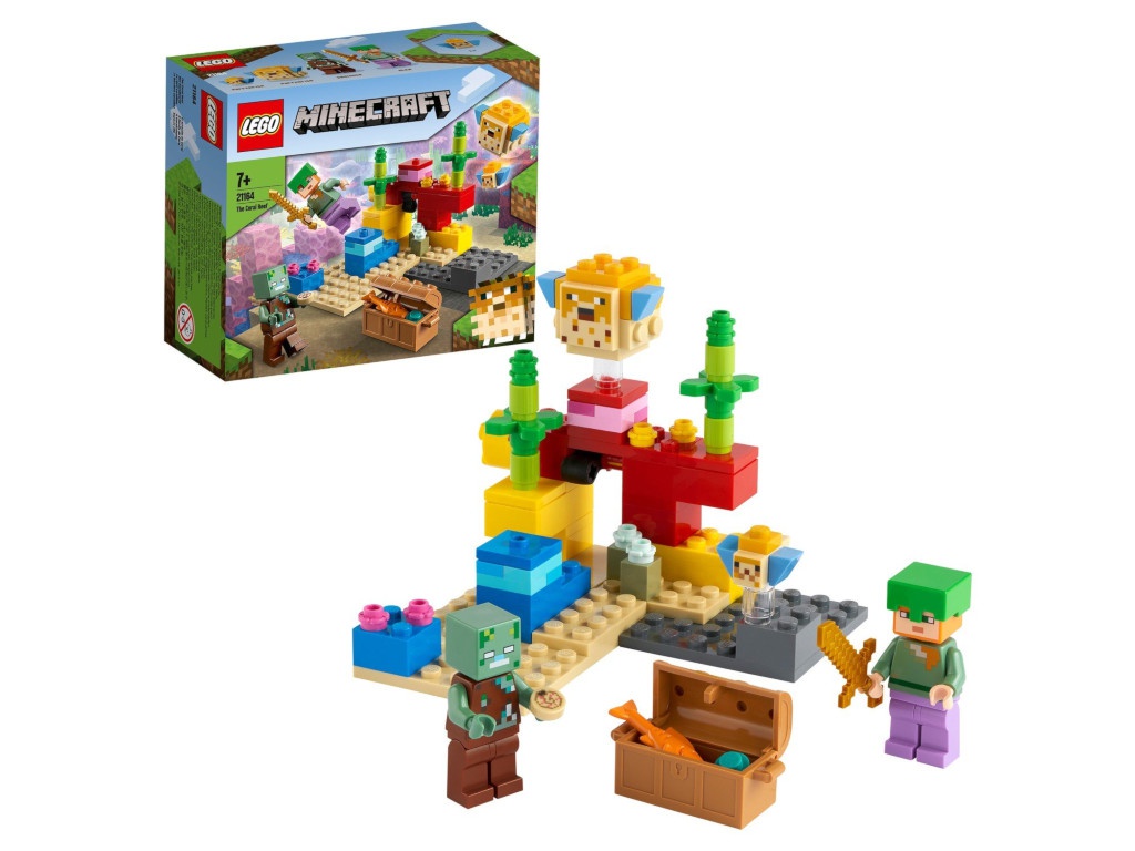 

Конструктор Lego Minecraft Коралловый риф 92 дет. 21164, 21164