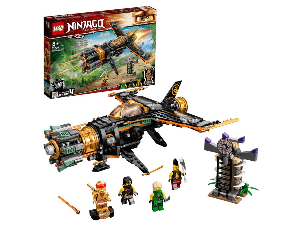 

Конструктор Lego Ninjago Скорострельный истребитель Коула 449 дет. 71736, 71736