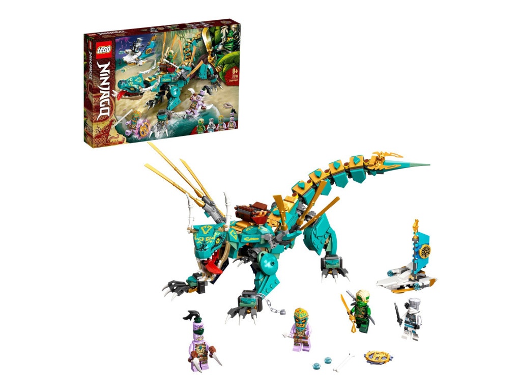 

Конструктор Lego Ninjago Дракон из джунглей 506 дет. 71746, 71746