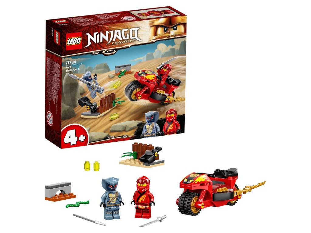 

Конструктор Lego Ninjago Мотоцикл Кая 54 дет. 71734, 71734