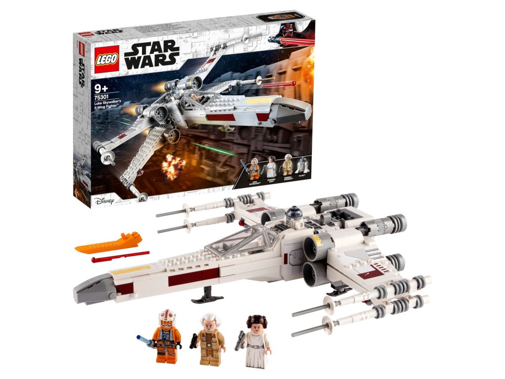 

Конструктор Lego Star Wars Истребитель типа Х Люка Скайуокера 474 дет. 75301, 75301