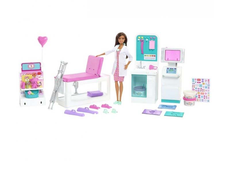 Набор игровой Mattel Barbie Клиника GTN61