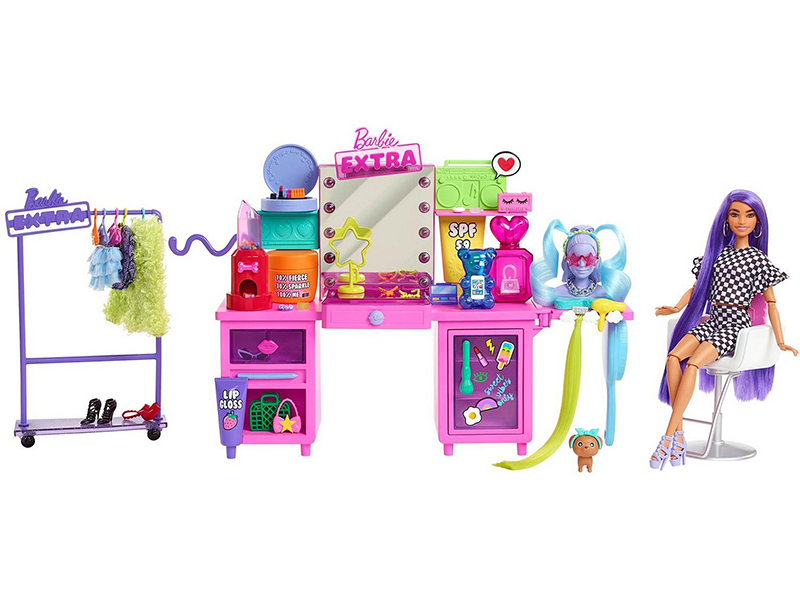 

Кукла Mattel Barbie Экстра Туалетный столик GYJ70, Экстра Туалетный столик GYJ70