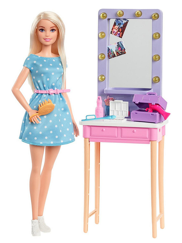 Кукла Mattel Barbie Малибу с аксессуарами GYG39