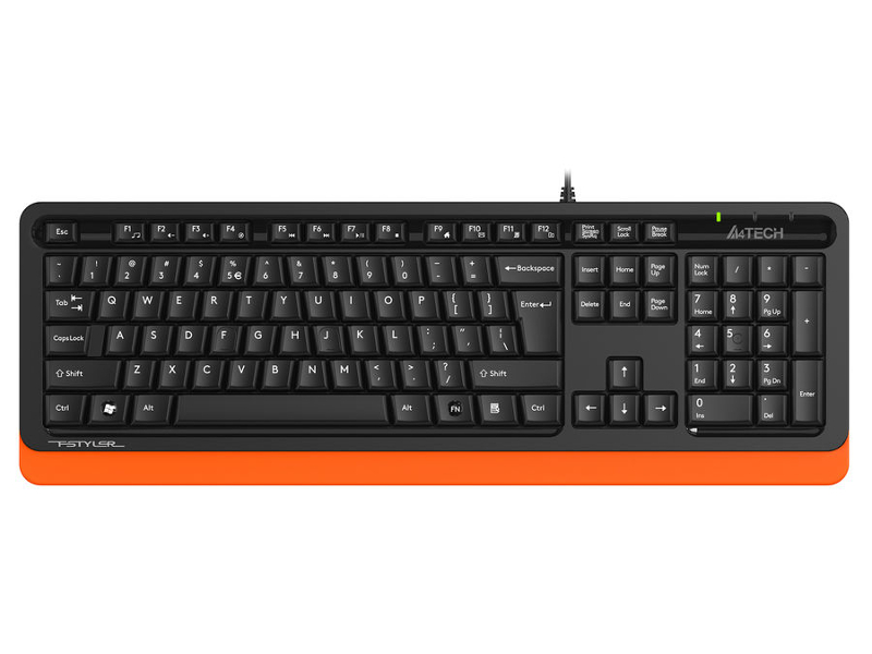 фото Клавиатура a4tech fstyler fks10 black-orange