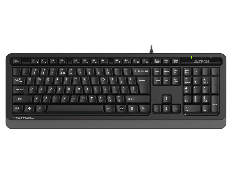 Клавиатура A4Tech Fstyler FKS10 Black-Grey клавиатура a4tech fstyler fbx51c grey