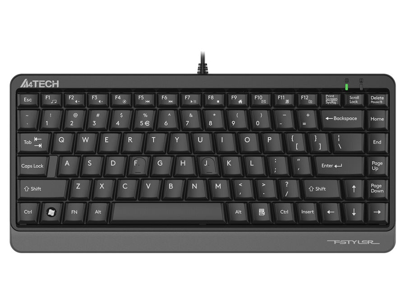 Клавиатура A4Tech Fstyler FKS11 Black-Grey
