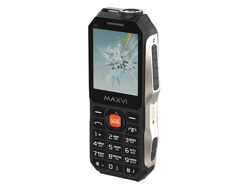 Сотовый телефон Maxvi T1 Black Выгодный набор + серт. 200Р!!!