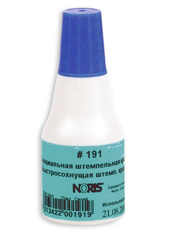 фото Краска штемпельная noris 25ml blue 191ас