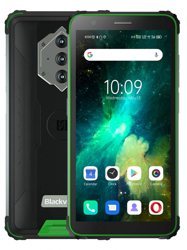 фото Сотовый телефон blackview bv6600e 4/32gb black-green